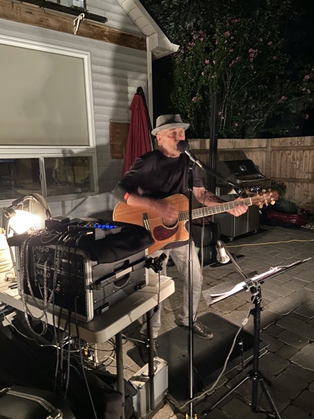 J. Brian performs at Wendys in Crystal Beach 2021